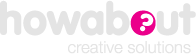 howabout creative solutions graphic design harrogate logo